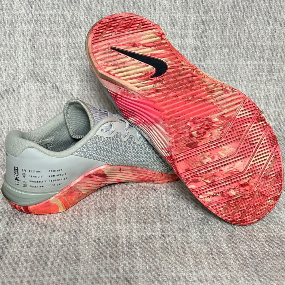 Nike Metcon 5 Women's Training Shoes Platinum Pink Marble Size 8 AO2982 004‎ - Picture 6 of 10